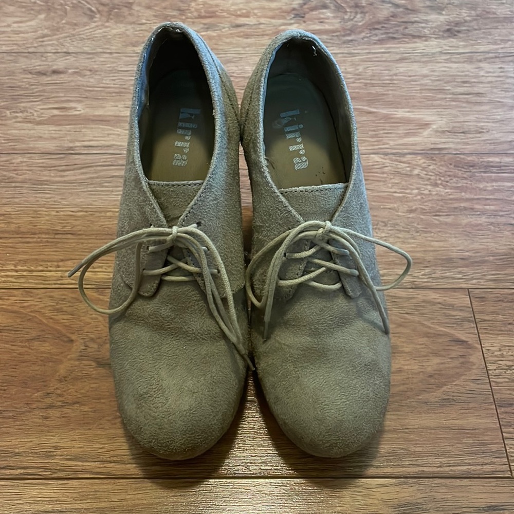 Nude Ankle Booties Size 6